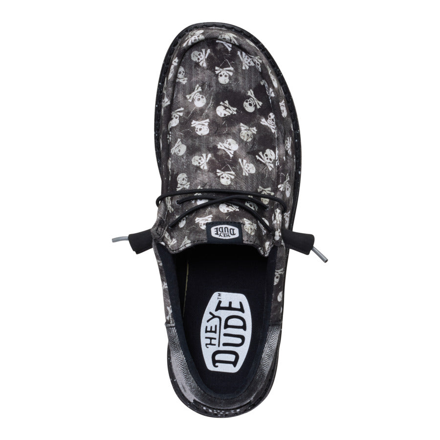 Wally Funk Skull Print – Black/Black Oyster - Image 6